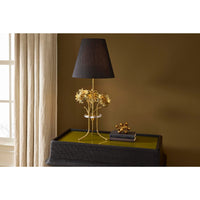 Brass Flower Table Lamp