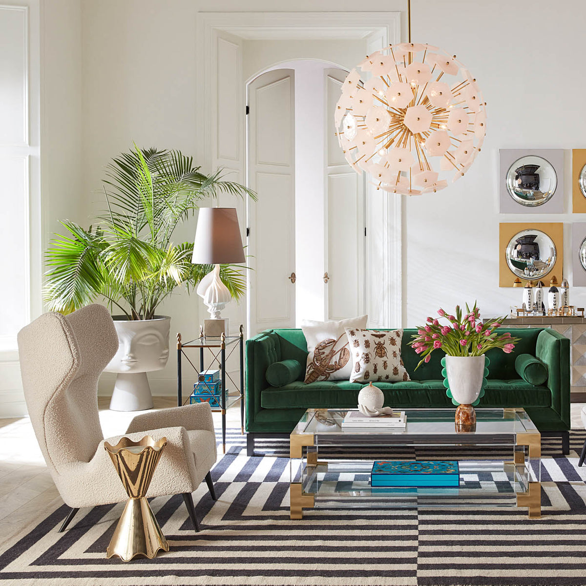 jacques brass collection - styled view