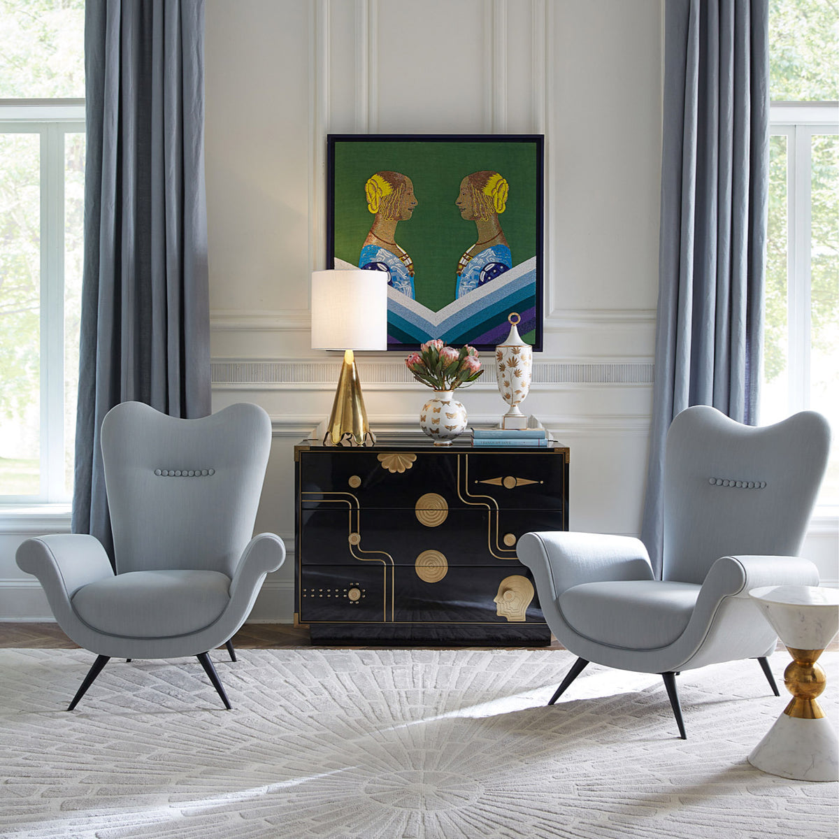 Abbodanza 3 Drawer Chest - winter view