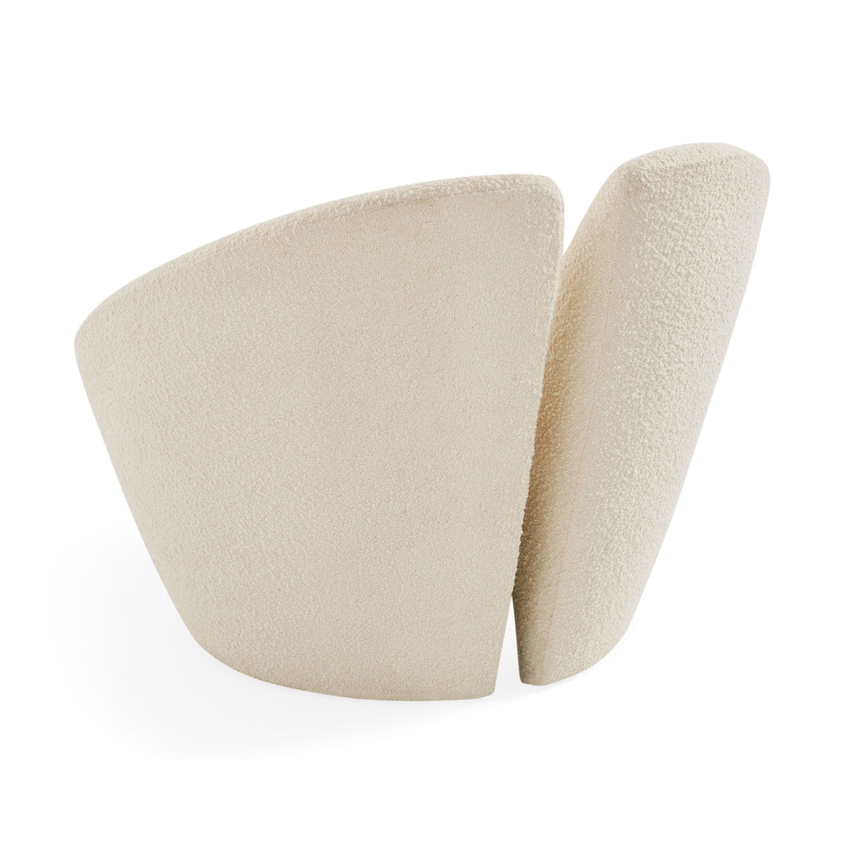 Marais Lounge Chair Olympus Snow Ebony - details view