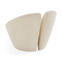 Marais Lounge Chair Olympus Snow Ebony - details view