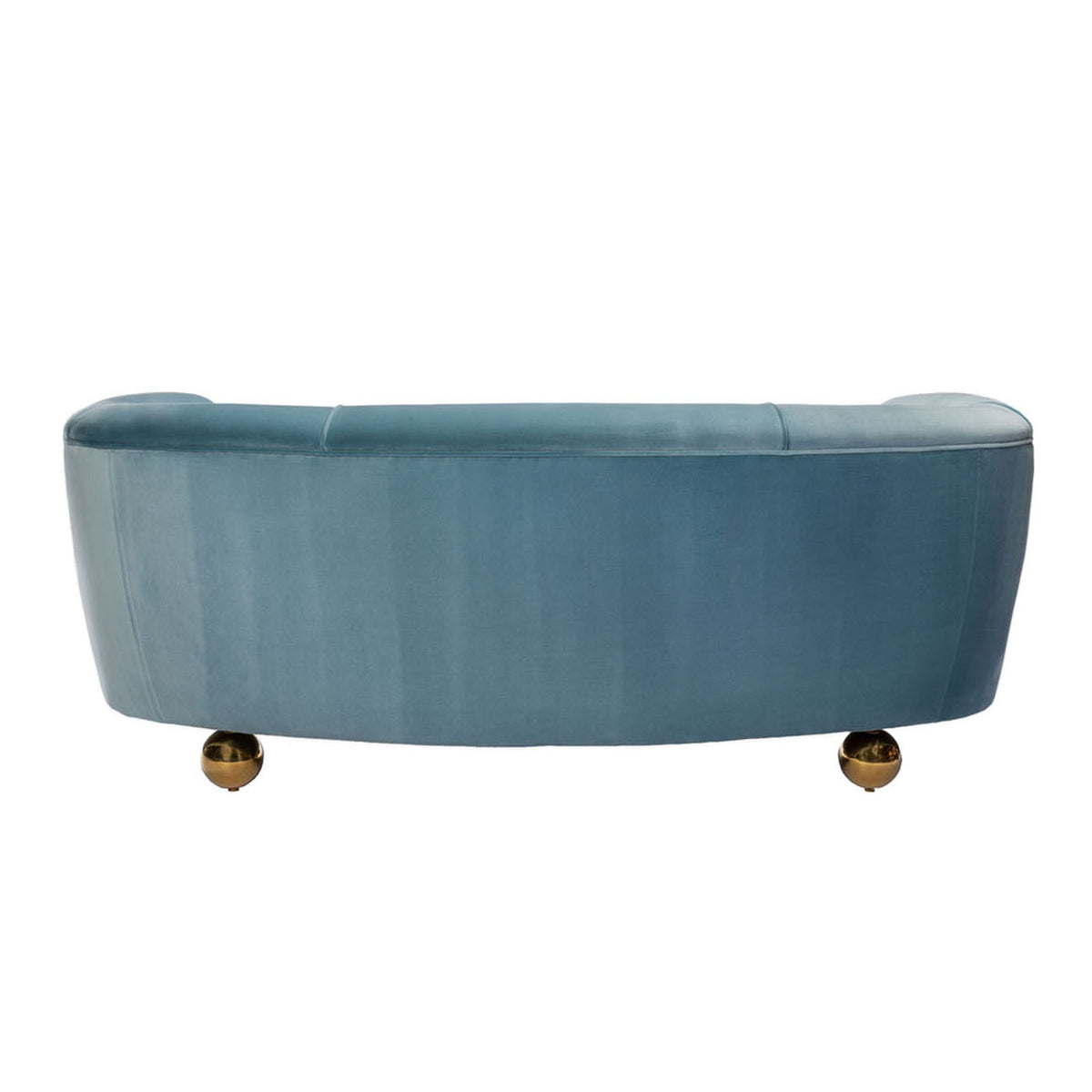 Parker Curved Sofa in Verona Velevet detail view