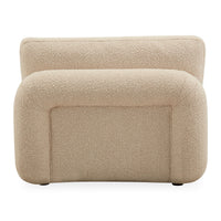 Pompidou Modular Sectional 3 Armless Piece - Back View