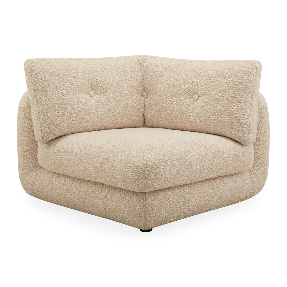 Pompidou Sectional Corner Piece - Styled View