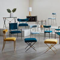 Rider Klismos Lounge Chair - group view