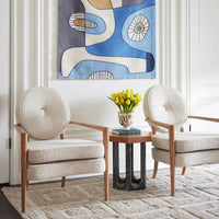jonathan adler hand woven rug collection - styled view 7