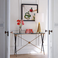 Muse Snake and Apple Beaded Wall Art with Ripple Apartment Sofa