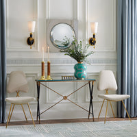 Eden Cinched Vase with Rider Console