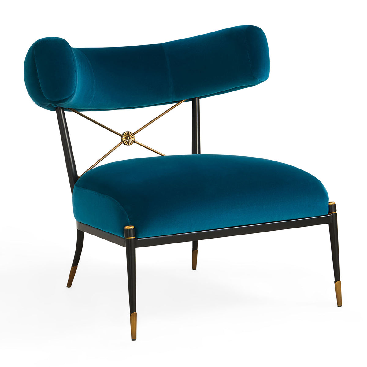 Rider Klismos Lounge Chair - angle view