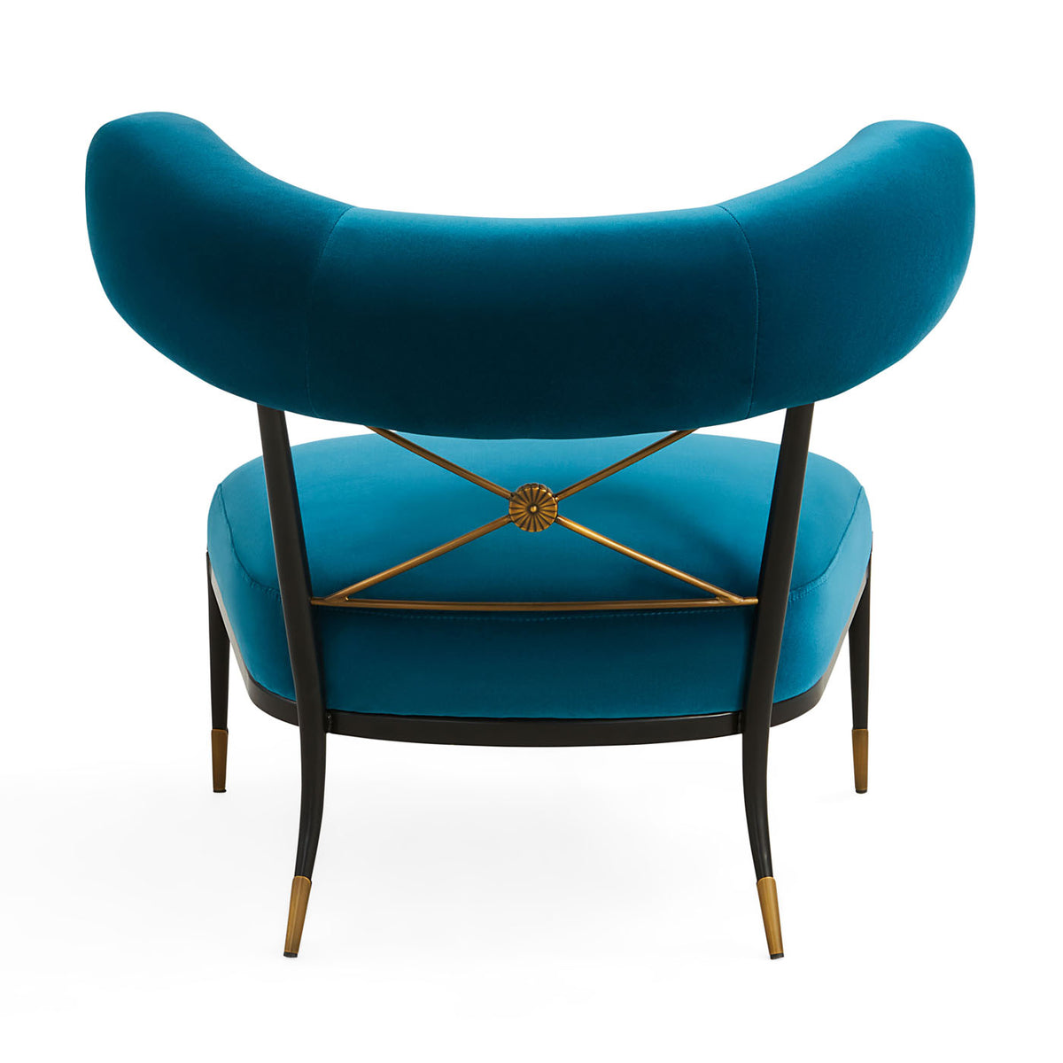 Rider Klismos Lounge Chair - back view