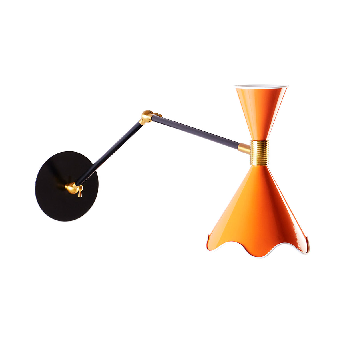 Ripple Articulating Sconce - front view