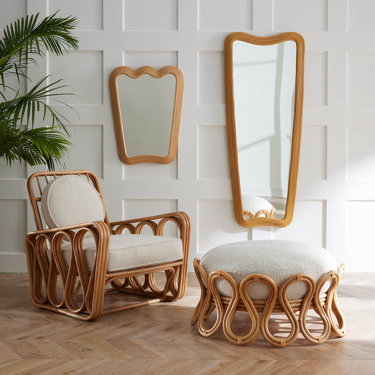 Riviera Ripple Mirror - details view
