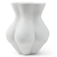 kiki's derriere vase porcelain white - styled view