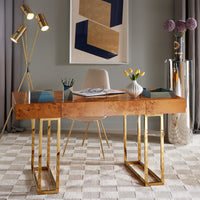 bond executive desk caracas task tripod floor lamp maxime dining chair - styled view