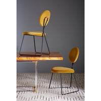 caprice dining chairs brussels dining table - styled view