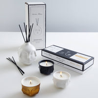 muse diffuser muse votive candle set - styled view