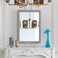 giant acrylic giraffe siam mirror arcade canisters - styled view