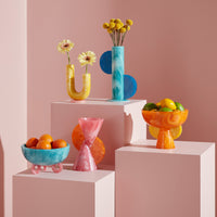 mustique bowl and vase collection - angle view