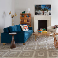 bond etagere burled wood