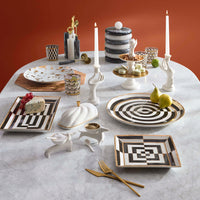 Geneva Butter Dish with Op Art collection