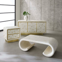 Casablanca Scroll Cocktail Table with Malibu sofa