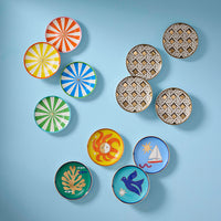 Basketweave Coasters - group view