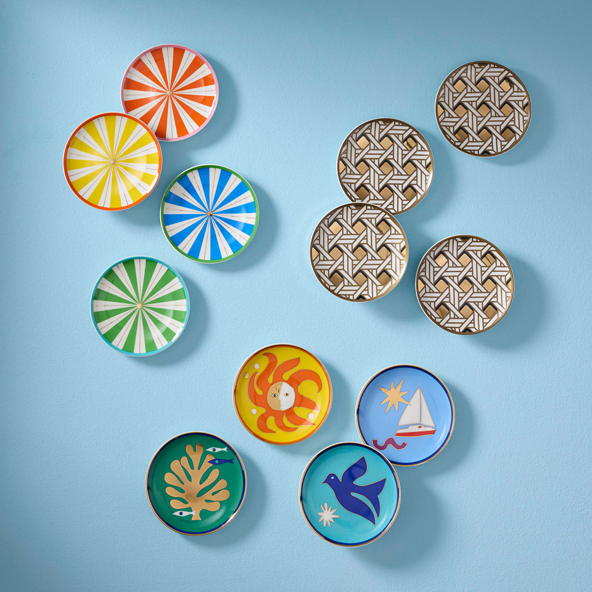 Playa Coasters - group view
