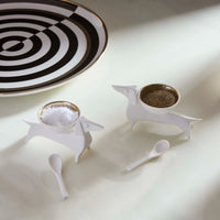 Dachshund Salt & Pepper Cellars - styled view