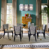 Rive Gauche Dining Chair with Alphaville Dining Table - styled view