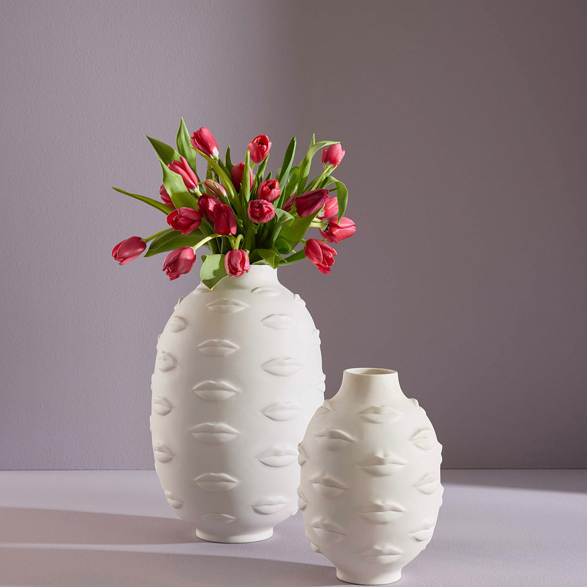 Gala Giant Round Vase - styled view