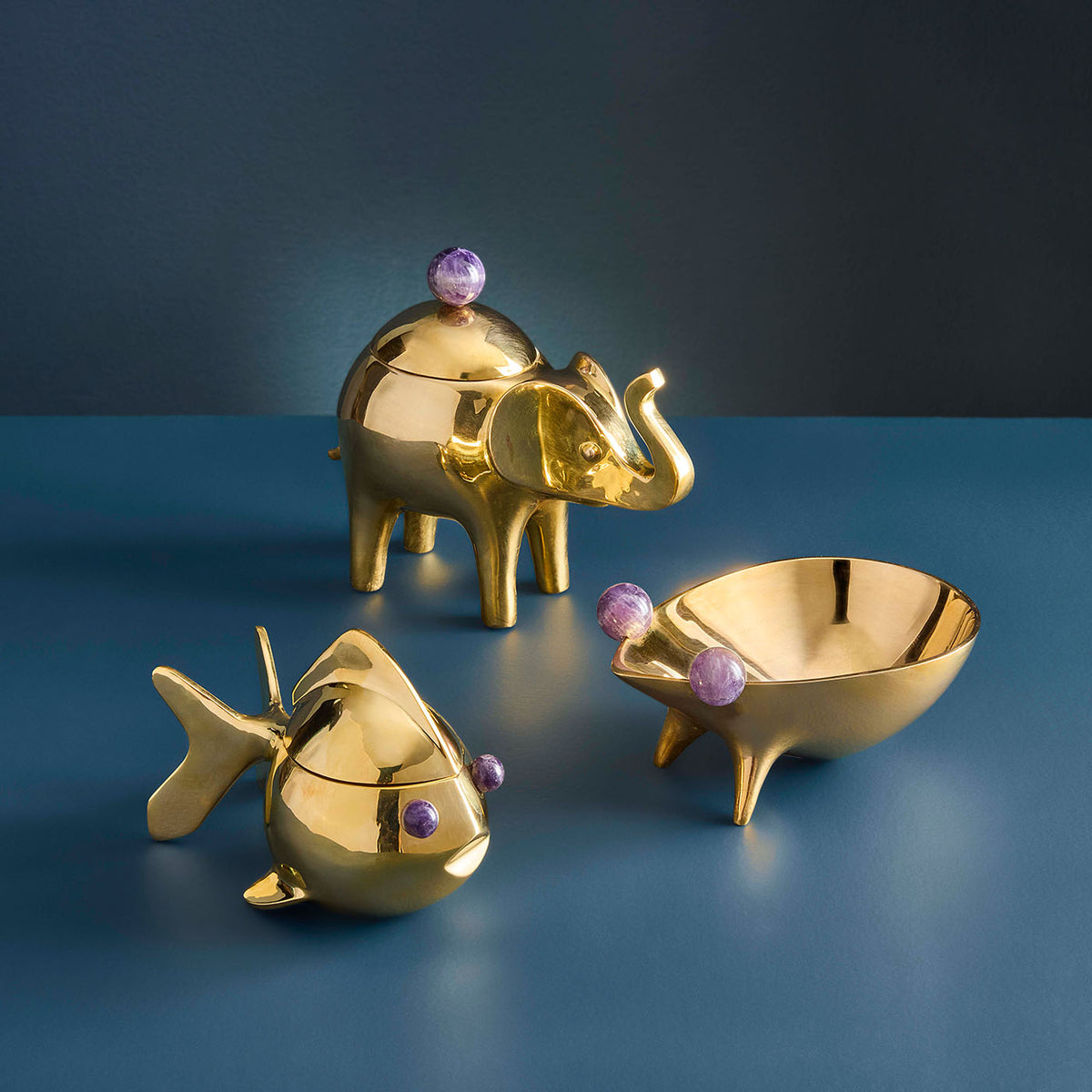 Brass boxes
