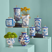 druggist pottery collection - styled view