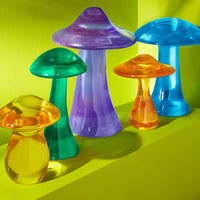 Acrylic Mushroom Objet Yellow collection - summer shot 2
