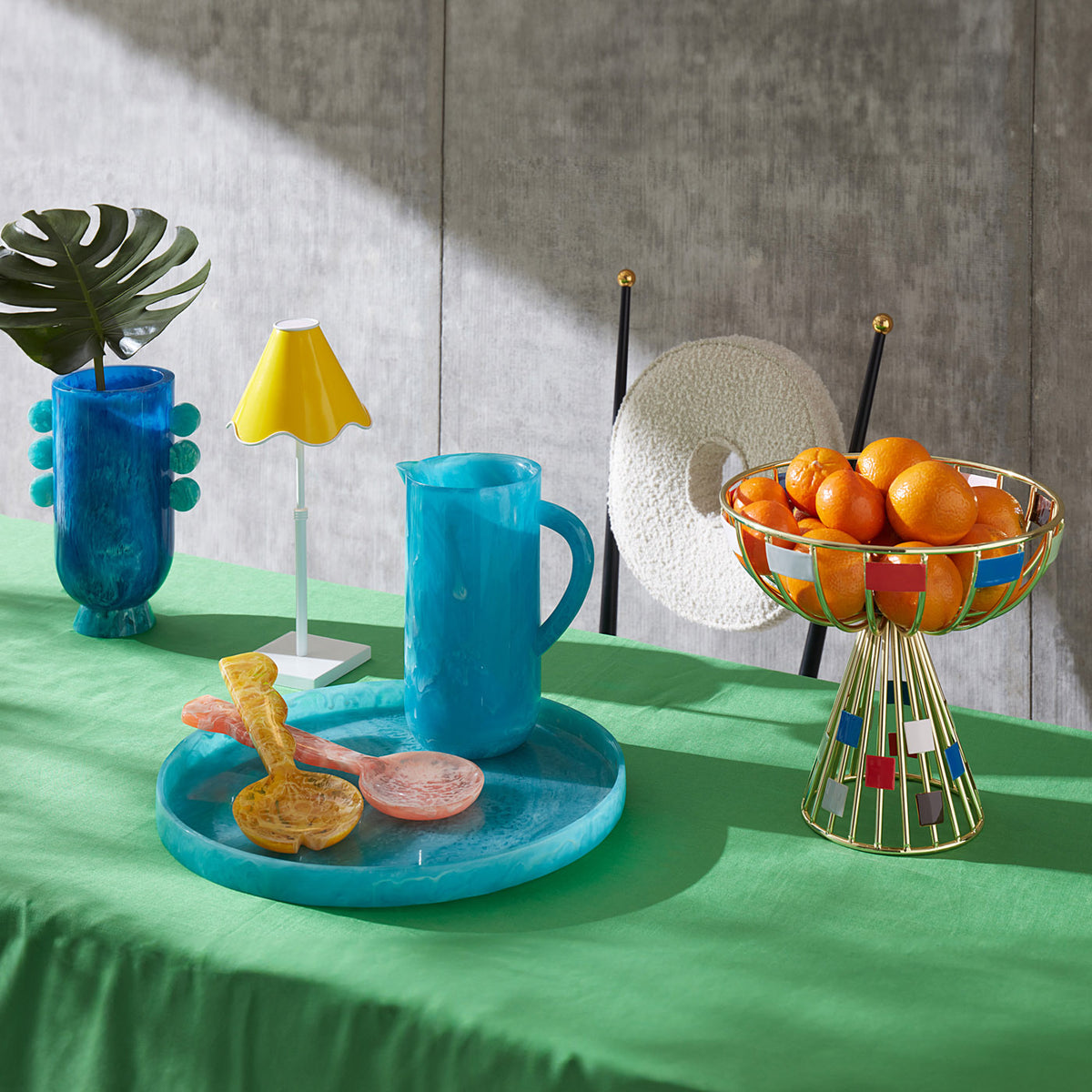 Mustique Disc Urn Vase - group shot