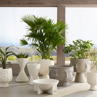 Osaka Puzzle Concrete Planter - summer shot