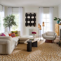 Oeuf Cocktail Table with Pompidou Sectional