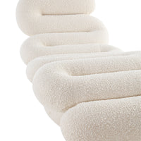 Serpentine Chaise Olympus Oatmeal - details view