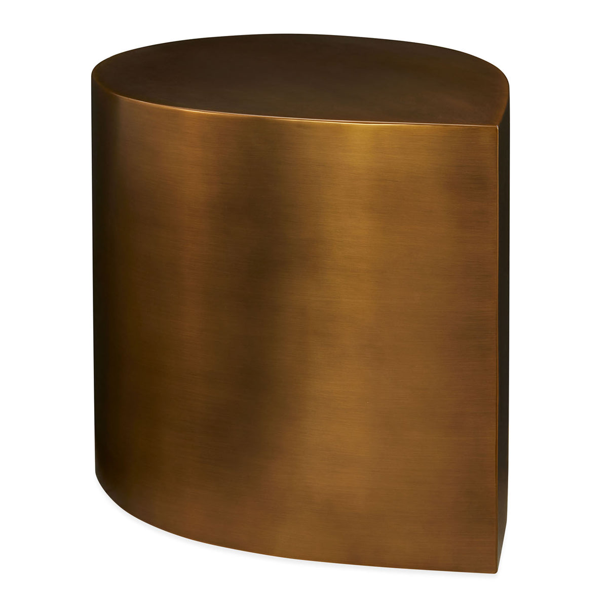 teardrop table antiqued brass - Styled view 7