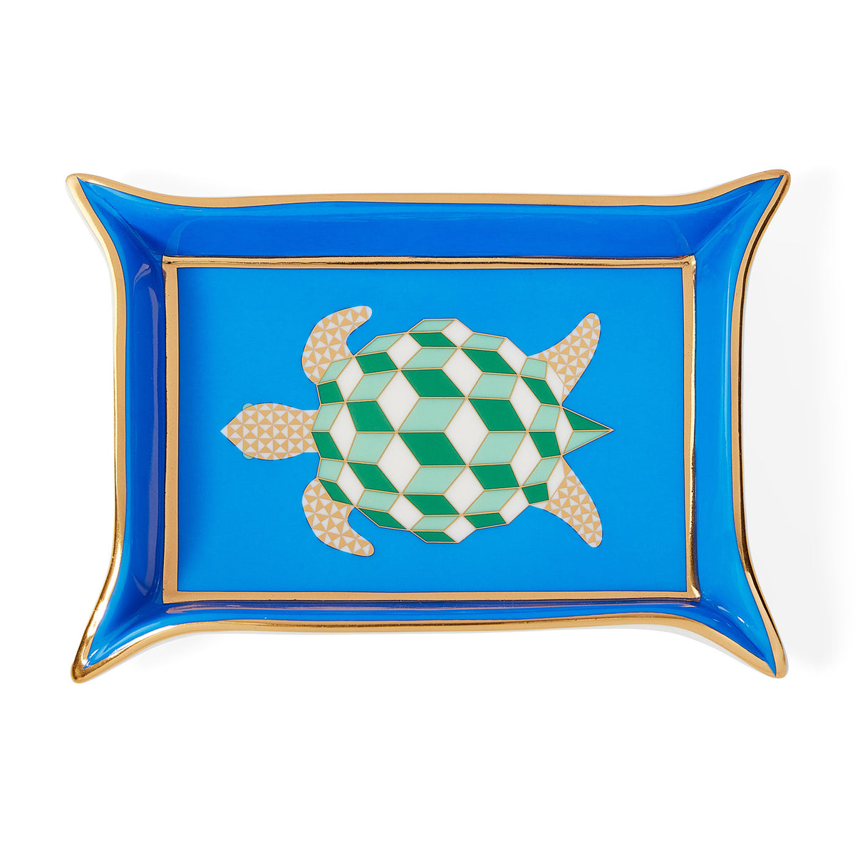 Turtle Valet Tray - styled view