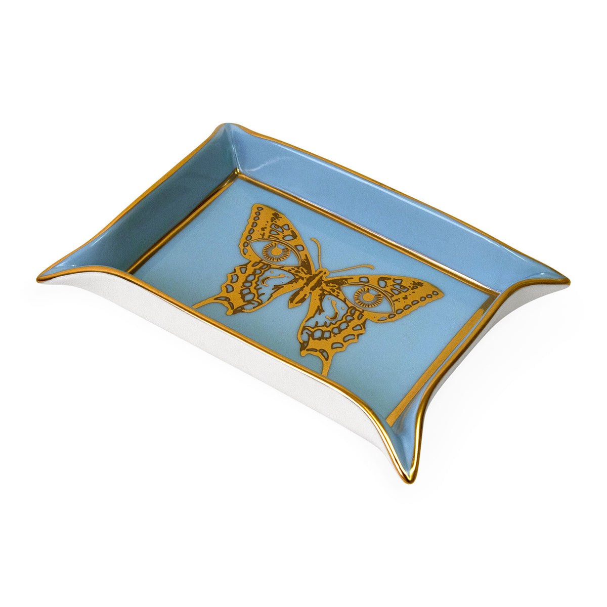 Mariposa Valet Tray - side angle view