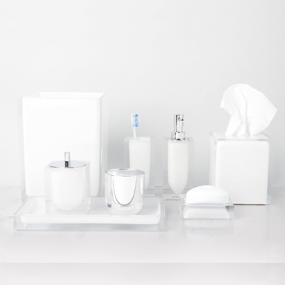 hollywood bath collection clear - styled view 4