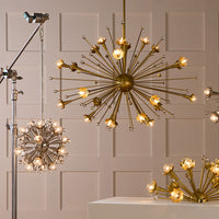 sputnik chandelier nickel styled