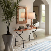 op art lacquer box medium black white with wellington console