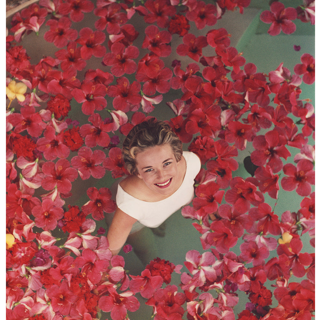 Slim Aarons "Hibiscus Flowers" Photograph