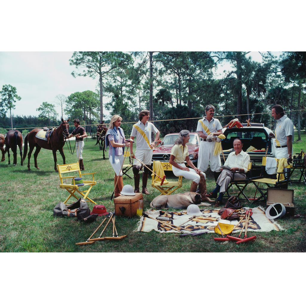 Slim Aarons "Polo Party" Photograph