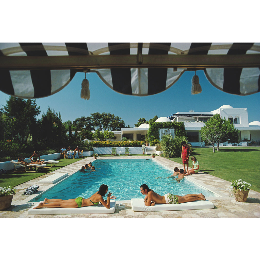 Slim Aarons "Poolside Sotogrande" Photograph