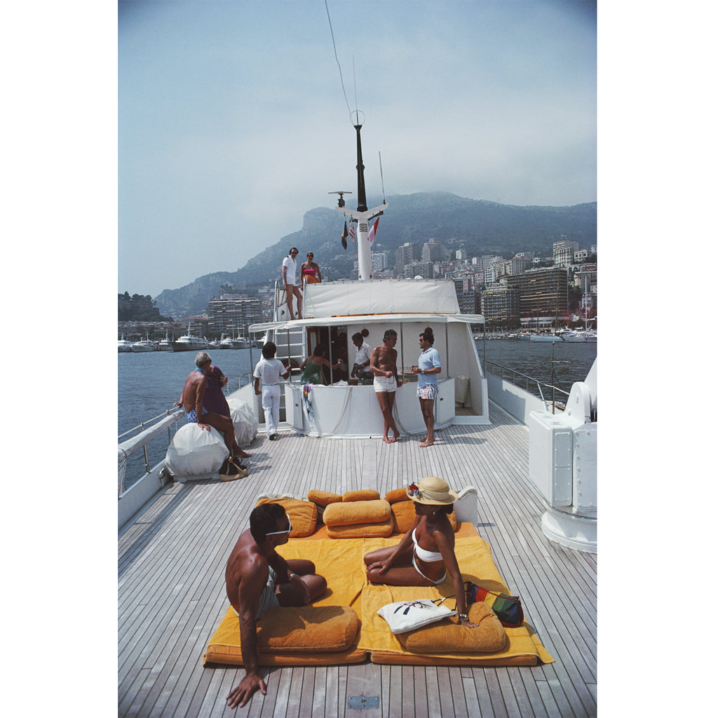 Slim Aarons "Scottis Yacht" Photograph