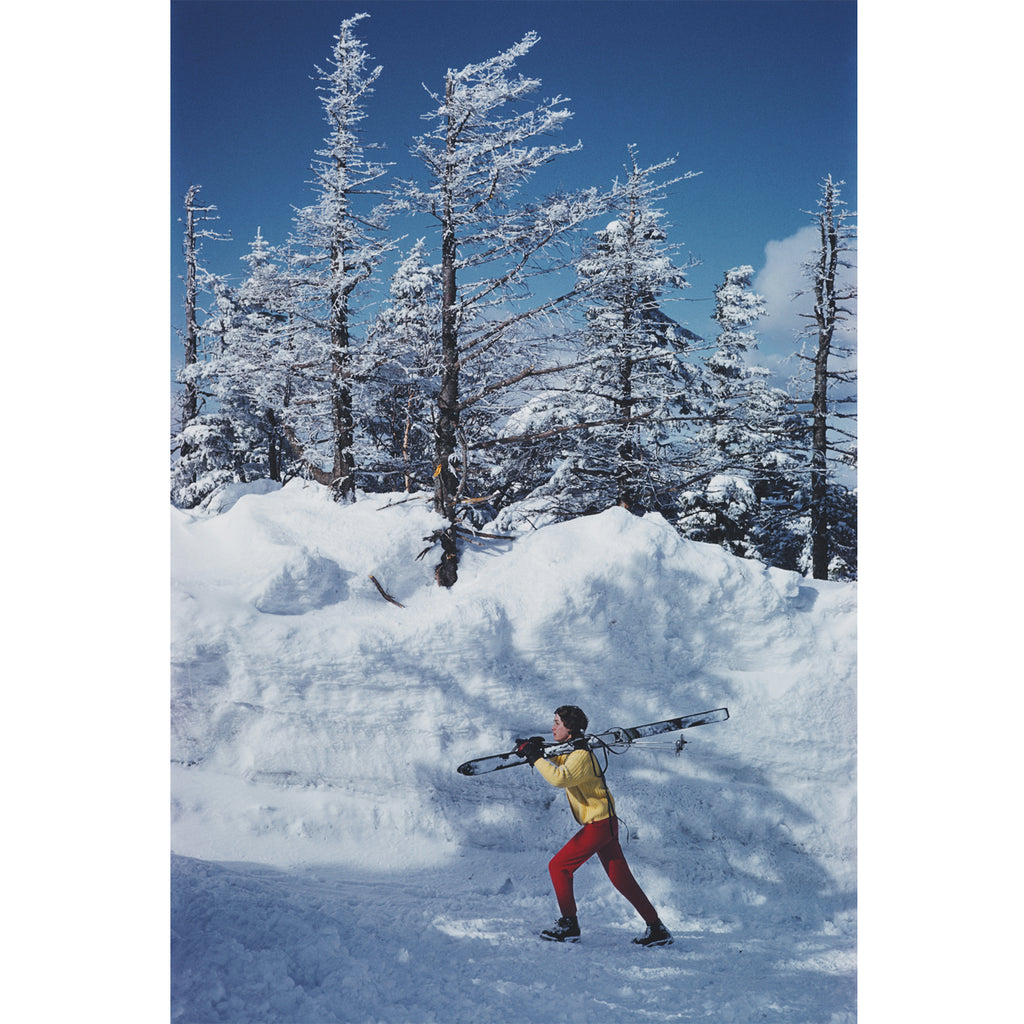 Slim Aarons "Skier Vermont" Photograph