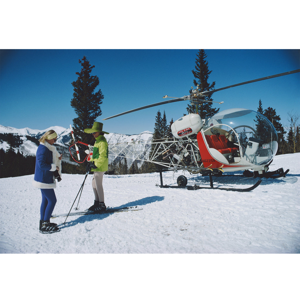 Slim Aarons "Snowmass Village" Photograph