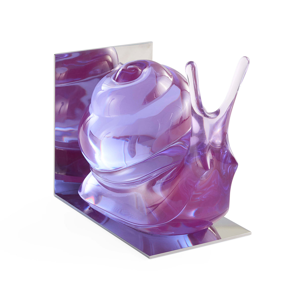 Snail Bookends - details view